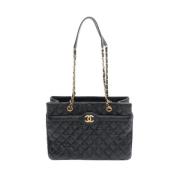 Chanel Vintage Pre-owned Laeder chanel-vskor Black, Dam