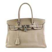 Hermès Vintage Pre-owned Laeder handvskor Gray, Dam