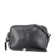 Yves Saint Laurent Vintage Pre-owned Laeder axelremsvskor Black, Dam