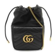 Gucci Vintage Pre-owned Laeder gucci-vskor Black, Dam