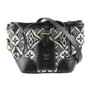 Louis Vuitton Vintage Pre-owned Laeder axelremsvskor Black, Dam