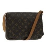 Louis Vuitton Vintage Pre-owned Canvas louis-vuitton-vskor Brown, Dam