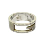 Gucci Vintage Pre-owned Silver ringar Gray, Dam