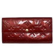 Louis Vuitton Vintage Pre-owned Laeder plnbcker Red, Dam