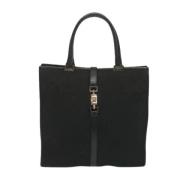 Gucci Vintage Pre-owned Canvas gucci-vskor Black, Dam