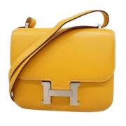 Hermès Vintage Pre-owned Laeder crossbodyvskor Brown, Dam