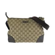 Gucci Vintage Pre-owned Canvas crossbodyvskor Brown, Dam