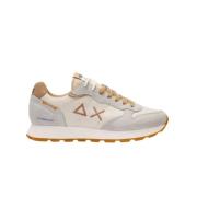 Sun68 Kräm Tricolor Herr Avslappnade Sneakers Beige, Herr