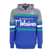 Mitchell & Ness NBA Headcoach Hoodie Hardwood Classics Blue, Herr