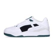 Puma Låg Mocka Slipstream Sneaker Vit/Svart/Grön White, Herr