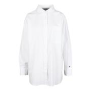 Tommy Hilfiger Bomullsskjorta White, Dam