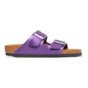 Birkenstock Sandaler Shiny Lizard Purple, Dam