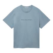 Stella McCartney Mineral Blue Iconic T-Shirt Blue, Dam