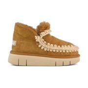 Mou Eskimo Bounce Sneakers Cognac Brown, Dam