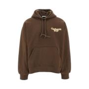 Carhartt Wip Huvtröja Charm Link Bomull Polyester Brown, Herr