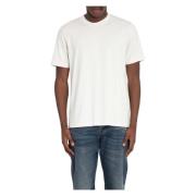 Haikure Washed Tee White, Herr