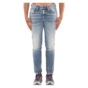 Diesel 2019 Slim Tvättade Jeans Blue, Herr