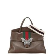 Gucci Vintage Pre-owned Laeder axelremsvskor Brown, Dam