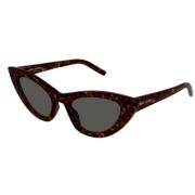 Saint Laurent Lily Läder Axelväska Brown, Unisex