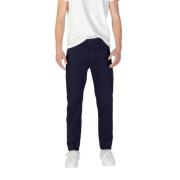 Hugo Boss Blå Bomulls Jeans & Byxor Kollektion Blue, Herr