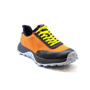 Camper Svart-Orange Sneakers med Gore-Tex Foder Multicolor, Herr