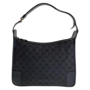 Gucci Vintage Pre-owned Canvas gucci-vskor Black, Dam