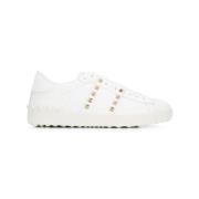 Valentino Garavani Vita platta skor med Rockstud-dekoration White, Her...