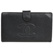 Chanel Vintage Pre-owned Laeder plnbcker Black, Dam