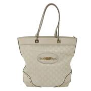 Gucci Vintage Pre-owned Canvas gucci-vskor White, Dam