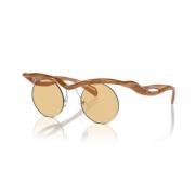 Prada Stiliga A24S Solglasögon Brown, Unisex