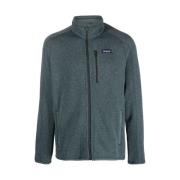 Patagonia Stickad Stil Fleece Dragkedja Jacka Green, Herr