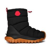 Moncler Trailgrip Apres Snö stövlar Svart Logo Black, Herr