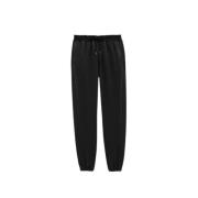 Saint Laurent Fleece Joggers för Stiligt Komfort Black, Herr