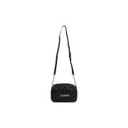 Love Moschino Snygg Svart Polyeten Damväska Black, Dam