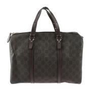 Gucci Vintage Pre-owned Canvas gucci-vskor Brown, Dam