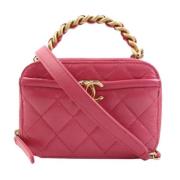 Chanel Vintage Pre-owned Laeder chanel-vskor Pink, Dam