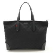 Gucci Vintage Pre-owned Canvas gucci-vskor Black, Dam