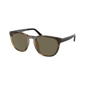 Ralph Lauren Brun Acetat Solglasögon Brown, Herr