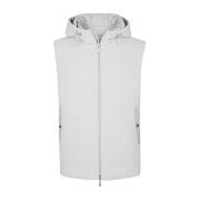 Eleventy Kashmirull Huva Gilet Gray, Herr