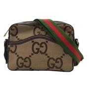 Gucci Vintage Pre-owned Canvas gucci-vskor Beige, Dam