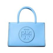 Tory Burch Ella Mini Bio Tote Väska Blue, Dam