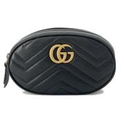 Gucci Vintage Pre-owned Laeder axelremsvskor Black, Dam