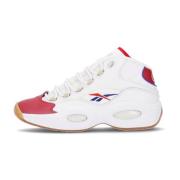 Reebok Herr Basketbollsko Question Mid Krita/vector Röd/vector Blå Mul...