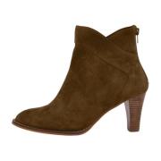 Sofie Schnoor Klassiska Cognac Boots med Klack Brown, Dam