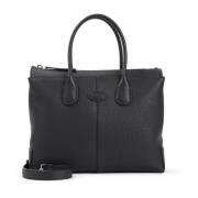 Tod's Svart Shopper Väska Black, Dam