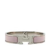 Hermès Vintage Pre-owned Tyg armband Pink, Dam