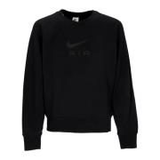 Nike Lättviktig Crewneck Sweatshirt Air Black, Herr