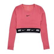 Nike Sporty Crop Långärmad T-shirt Pink, Dam