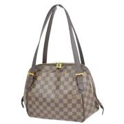 Louis Vuitton Vintage Pre-owned Canvas axelremsvskor Brown, Dam