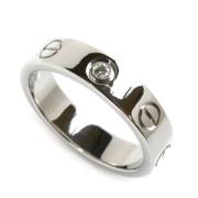 Cartier Vintage Pre-owned Metall ringar White, Dam